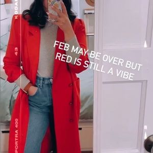 Vintage red coat